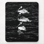 Arte Mousepad del pelícano Tapetes De Ratones