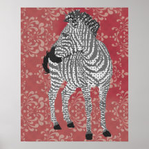 Arte negro y blanco de Zenya Poster