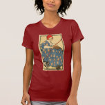 Arte Nouveau - chica que hace punto con su gato Camiseta