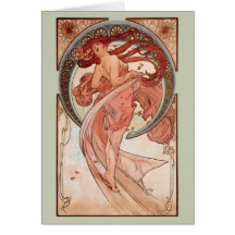 Arte Nouveau - danza Tarjeton