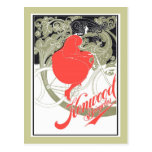 Arte Nouveau de las bicicletas de Kenwood Postales