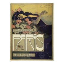 Arte Nouveau de París del ~ del chalet de Aleardo Postales