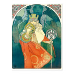Arte Nouveau del ~ de Alfonso Maria Mucha Postal