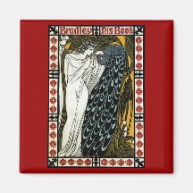 Arte Nouveau del vintage; Este beso, mujer con el  Imanes Para Frigoríficos