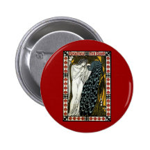 Arte Nouveau del vintage; Este beso, mujer con el  Pins