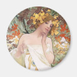 Arte Nouveau - Mucha - anuncio del perfume Imán Para Frigorífico