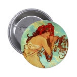 Arte Nouveau - Mucha - verano Pins