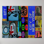 ARTE NYC de la CALLE por URBAN59 Poster
