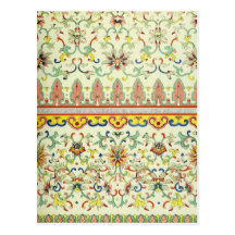 Arte ornamental chino del Victorian Postales