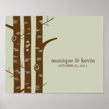 Arte personalizado bosque moderno de la pared - sa poster
