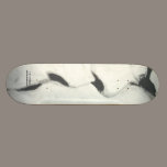 Arte pop de encargo de la cubierta del beso patineta