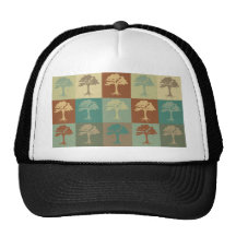 Arte pop de la botánica gorros  