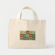 Arte pop de la ecología bolsa