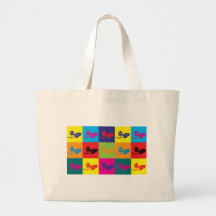 Arte pop de la ecología bolsas