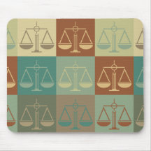 Arte pop de la justicia penal tapete de ratones