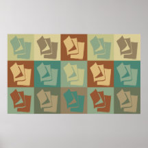 Arte pop de la lectura poster