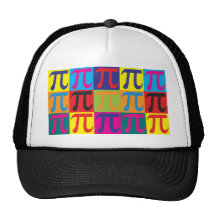 Arte pop de la matemáticas gorras de camionero