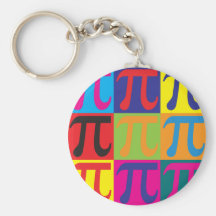 Arte pop de la matemáticas llavero
