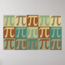 Arte pop de la matemáticas posters