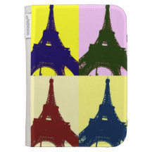 Arte pop de la torre Eiffel