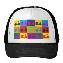 Arte pop de las vespas gorro