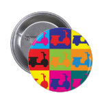 Arte pop de las vespas pins