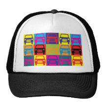 Arte pop de los coches gorra