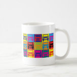 Arte pop de los coches taza
