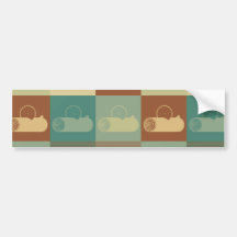 Arte pop de registración etiqueta de parachoque