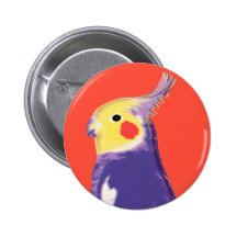 Arte pop del Cockatiel Pin