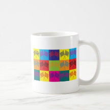 Arte pop del Fórmula 1 Tazas