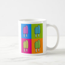 Arte pop del Popsicle Taza De Café