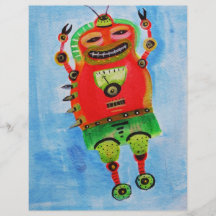 ARTE POP del ROBOT Flyer Personalizado