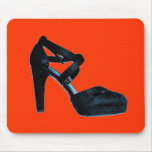 Arte pop del tacón alto del vintage Mousepad Alfombrilla De Ratones