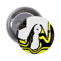 Arte pop retro/- respire pin