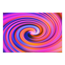 Arte pop rosado del remolino del color impresión fotográfica