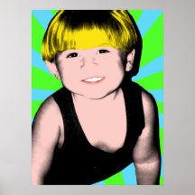 Arte pop terminado Little Boy Poster