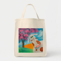 Arte popular de la vaca linda que pinta a Gordon B Bolsa