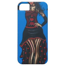 ARTE POPULAR, señora linda, POR LORRI EVERETT iPhone 5 Case-Mate Carcasas