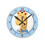Arte por el reloj de la jirafa de Jess reloj de pared
