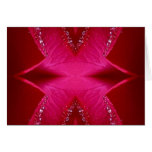 Arte puro del pétalo color de rosa - n roja sangre tarjeta