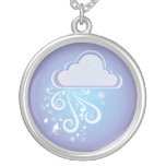 Arte púrpura del día lluvioso joyeria personalizada