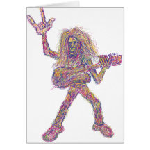 arte rockstar tarjeta
