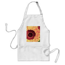 Arte tropical del girasol - multi delantal