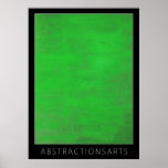 Arte verde del poster