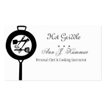 Artes culinarios del cocinero tarjeta de negocio