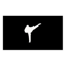 Artes marciales tarjetas personales