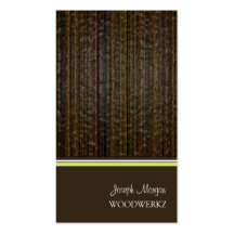 Artesanías en madera, solando tarjetas de visita