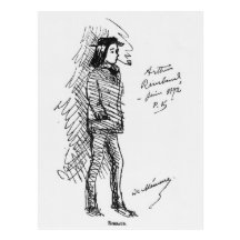 Arthur Rimbaud junio de 1872 Postales