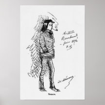 Arthur Rimbaud junio de 1872 Poster